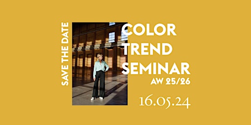 Immagine principale di Color Trend Seminar Autumn/Winter 2025-2026 