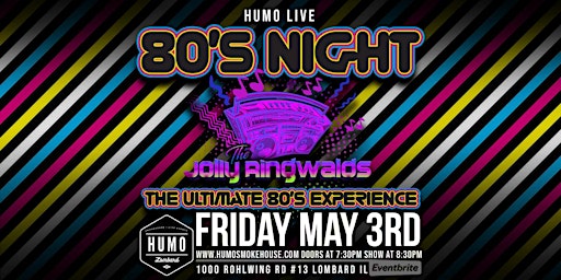 80s Night with Jolly Ringwalds - FREE SHOW primary image