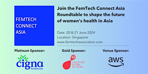 Imagem principal do evento FemTech Connect Asia