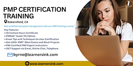 4 Day PMP Classroom Training Course in Bakersfield, CA