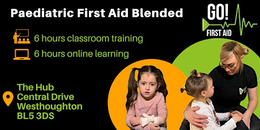 Imagem principal do evento Paediatric First Aid Blended - Westhoughton, Bolton