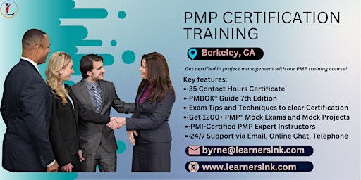 4 Day PMP Classroom Training Course in Berkeley, CA primary image
