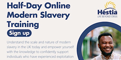 Half-Day Online Training: Understanding Modern Slavery by Hestia primary image