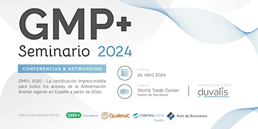 Imagen principal de Seminario GMP+ 2020 en Barcelona!