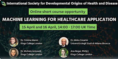 Primaire afbeelding van Online Short Course: Machine Learning for Healthcare Application