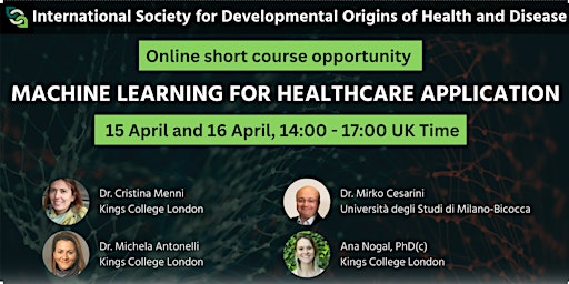 Imagen principal de Online Short Course: Machine Learning for Healthcare Application