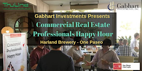 Commercial Real Estate Professionals Happy Hour at One Paseo Harland Brewery  primary image