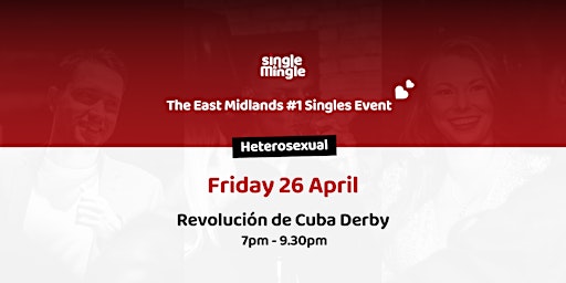 Primaire afbeelding van Singles Night at Rev de Cuba Derby(all ages)