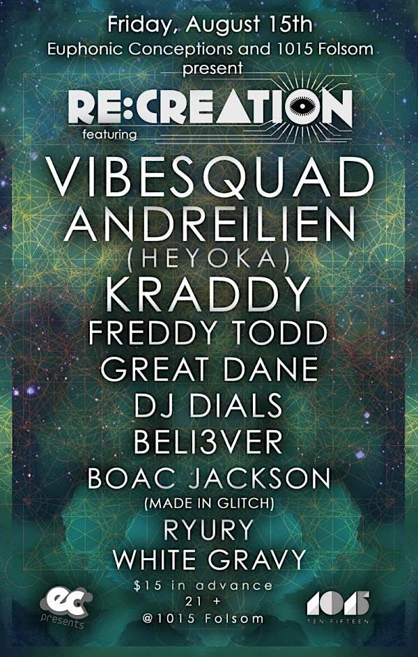 RE:CREATION ft VIBESQUAD, ANDREILIEN, KRADDY, FREDDY TODD, GREAT DANE ++