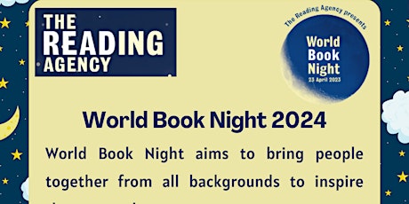 Imagen principal de World Book Night @Walthamstow Library