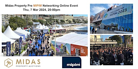 Imagen principal de Midas Property Pre MIPIM Networking Online Event