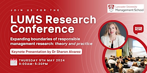 Imagem principal do evento LUMS Research Conference