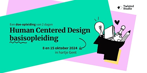 Imagem principal do evento Human Centered design basisopleiding - najaar 2024