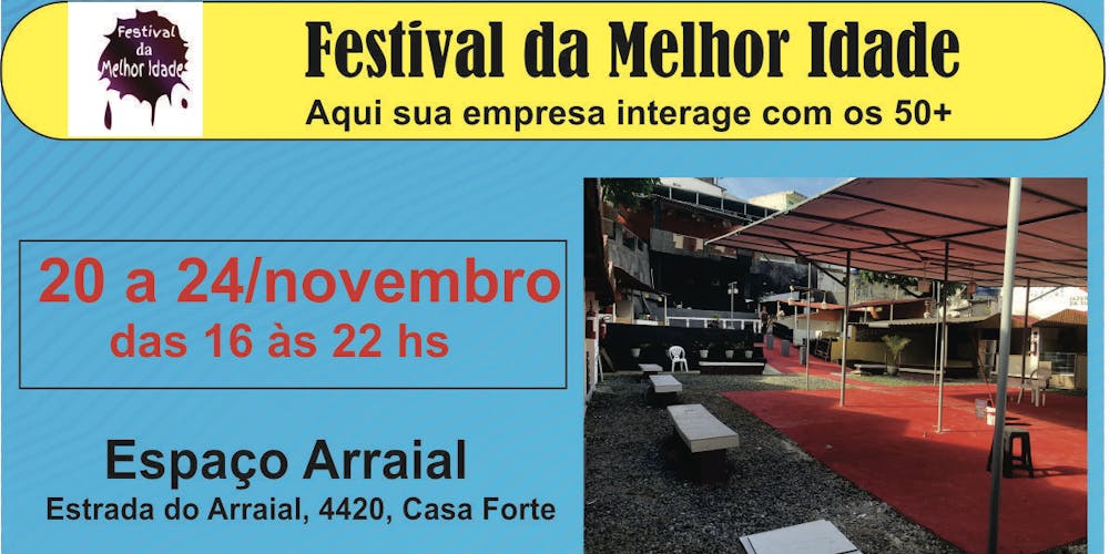Resultado de imagem para festival da melhor idade"