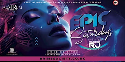 Image principale de EPIC SATURDAYS AT @RUMRUMBIRMINGHAM