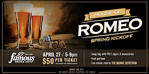 Imagen principal de House of Romeo Spring Kickoff