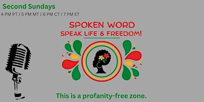 Spoken Word Open Mic Speak LIFE! primary image