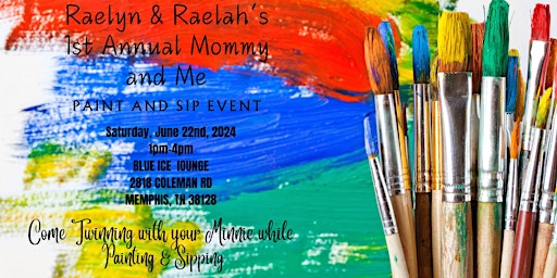 Primaire afbeelding van Mommy and Me Paint & Sip Event