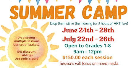 WakaDoodles Summer Vacation Camp - June 24th-28th