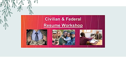 Hauptbild für JVSG Civilian and Federal Resume Workshop