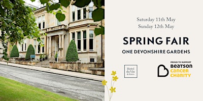 Imagem principal do evento Join us for a Spring Fair at One Devonshire Gardens