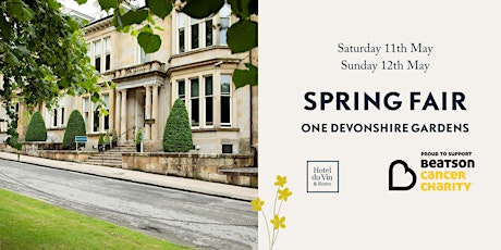 Join us for a Spring Fair at One Devonshire Gardens