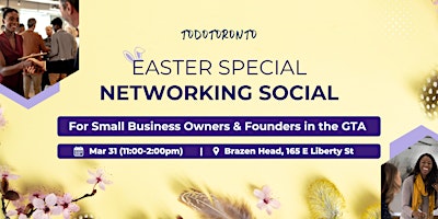 Primaire afbeelding van Easter Special - Networking Social for Founders & Small Business Owners