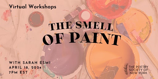 Primaire afbeelding van PSNY Virtual Workshop: The Smell of Paint