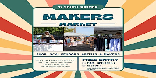 12th South Makers' Market primary image