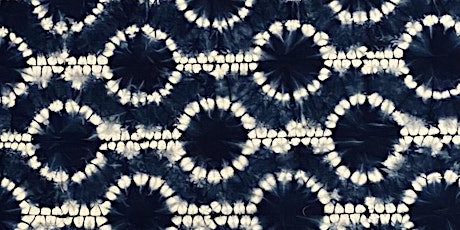 Hishaki-nui (stitch on the fold) Shibori with indigo (Studio)