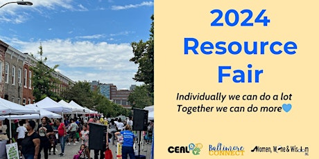 2024 Baltimore CONNECT Resource Fair: Building Bridges, Sharing Resources