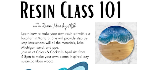 Resin Class 101: Make an ocean inspired lazy susan