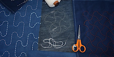 Hauptbild für Japanese Sashiko embroidery in Artist's studio