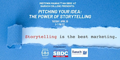 Pitching Your Idea: The Power of Storytelling primary image
