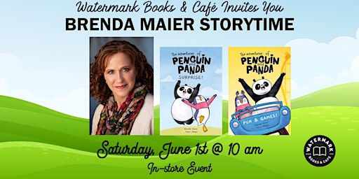 Imagen principal de Watermark Books & Café Invites You to Brenda Maier