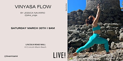 Hauptbild für LIVE! EXPERIENCE | VINYASA FLOW by JESSICA NAVARRO