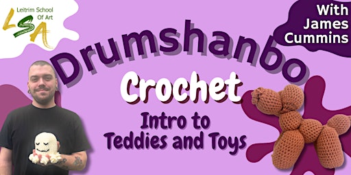 Imagen principal de (D)Crochet Toys Making, 4 Tue's,7-9pm, Apr 9th,16th, 23rd & 30th