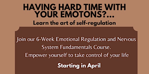 Learn the Art of Self Regulation primary image