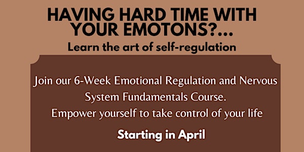 Learn the Art of Self Regulation
