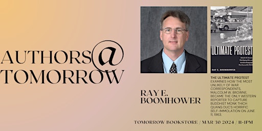 Imagem principal do evento Authors at Tomorrow: Ray E. Boomhower