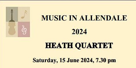 Music in Allendale  Heath Quartet