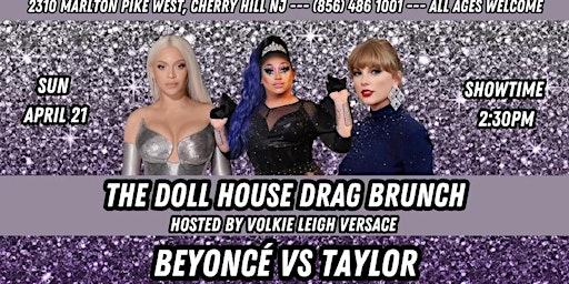 Imagem principal do evento The DollHouse Drag Brunch: Beyoncé vs Taylor