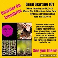 Imagem principal do evento Seed Starting & Soil Mix 101