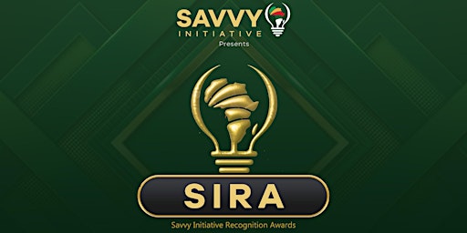 Imagem principal do evento Savvy Initiative Recognition Award (SIRA)