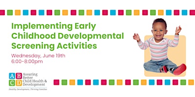 Primaire afbeelding van Implementing Early Childhood Developmental Screening Activities