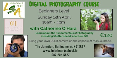 Imagen principal de (B) Digital Photography for Beginners Sunday 14th Apr 2024, 10am-4pm