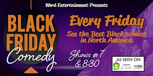 The Black Friday Comedy Showcase primary image