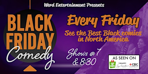 Image principale de The Black Friday Comedy Showcase