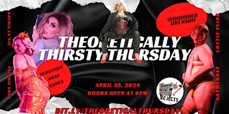 Theoretically Thirsty Thursday: April