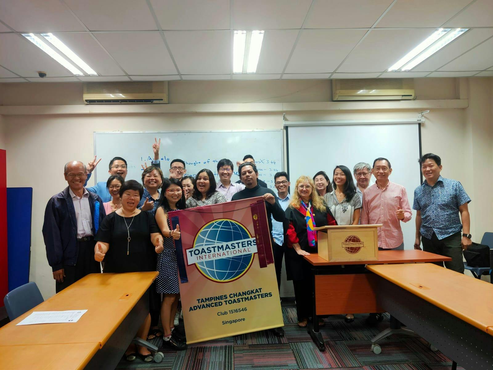 Tampines Changkat Advanced Toastmasters Club Meeting - Humorous Speech & Evaluation Contest. 